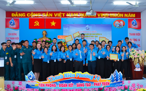 Phường 14: Đại hội Đại biểu Hội Liên hiệp thanh niên Việt Nam Phường 14 lần thứ VI, nhiệm kỳ 2024 -2029